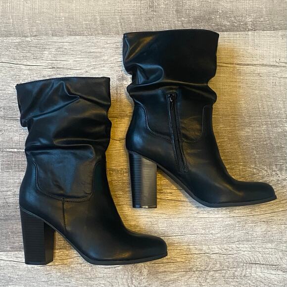 Style & Co. Womens Saraa Slouch Black Mid-Calf Boots 11 Medium NWOT - Picture 5 of 14
